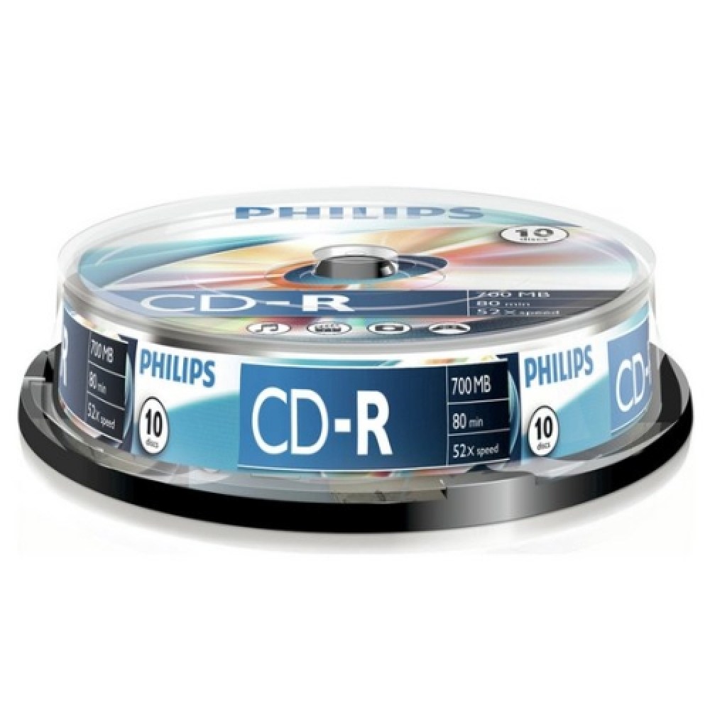 Philips CD-R cake box 10